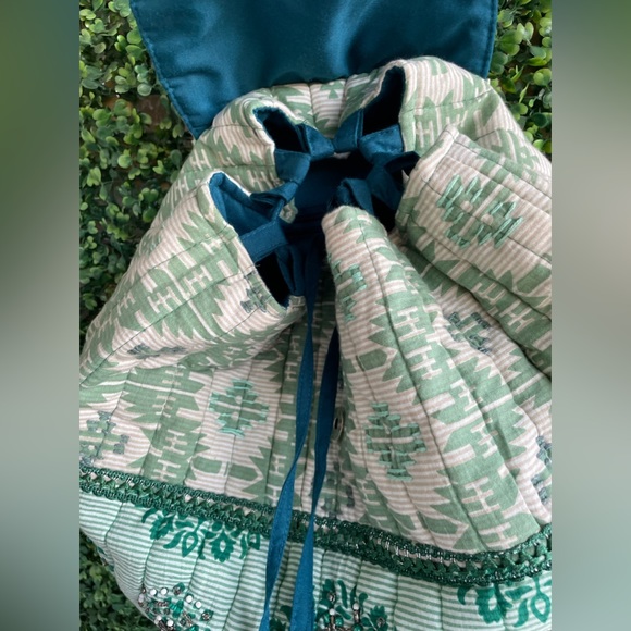 Prana - Bhakti Backpack | Beautiful Patchwork Embroidery & Beaded Detail - Boho